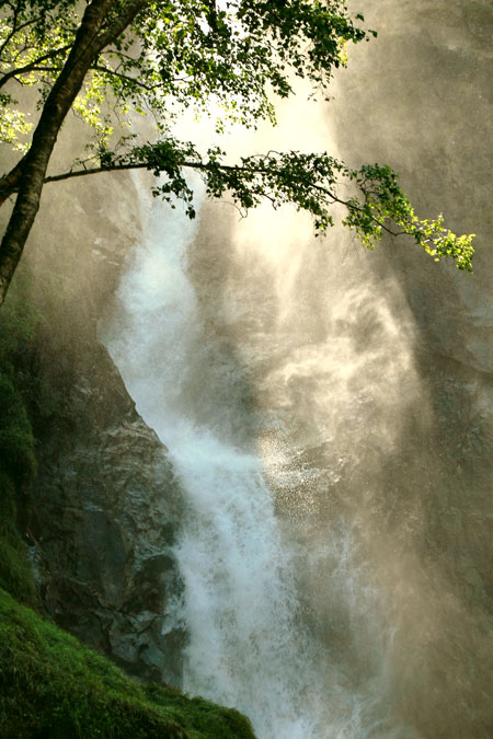 Summer waterfall